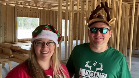 The framing is almost done on our farmhouse build