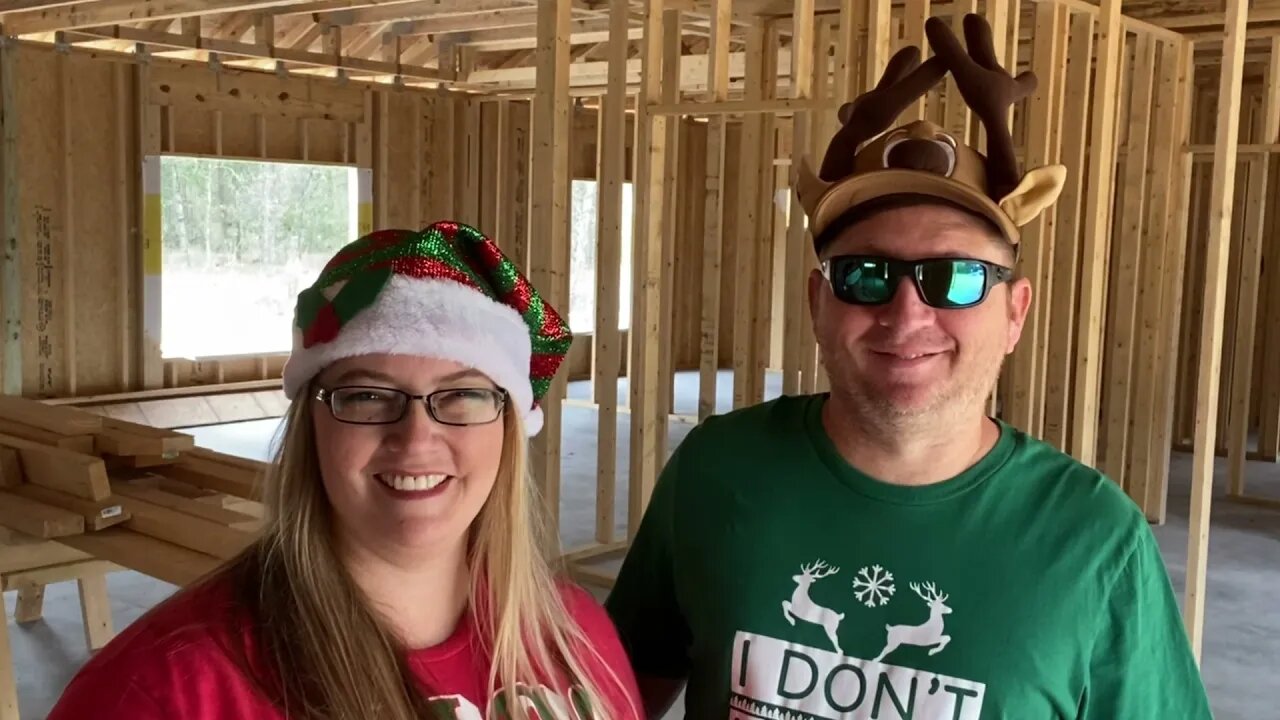 The framing is almost done on our farmhouse build