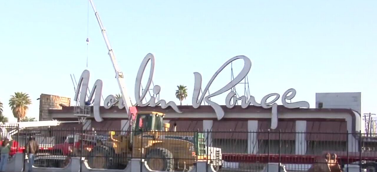 Moulin Rouge Sign will be lit up again at the Neon Museum