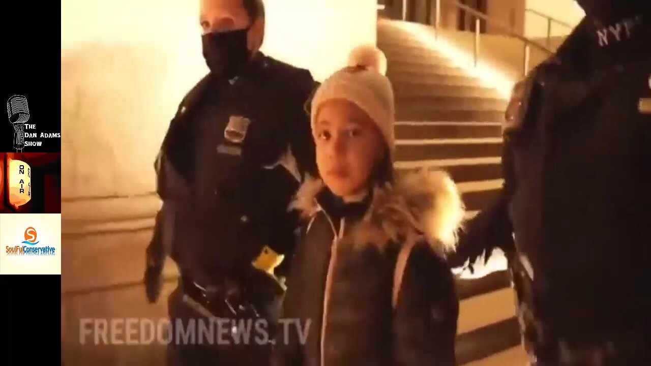 "NYPD arrested a 9 year old child in NYC because she didn’t have a vaccination card in a museum."