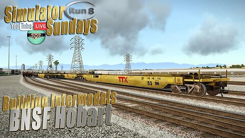 Run 8 Live | BNSF Hobart | Building Intermodals