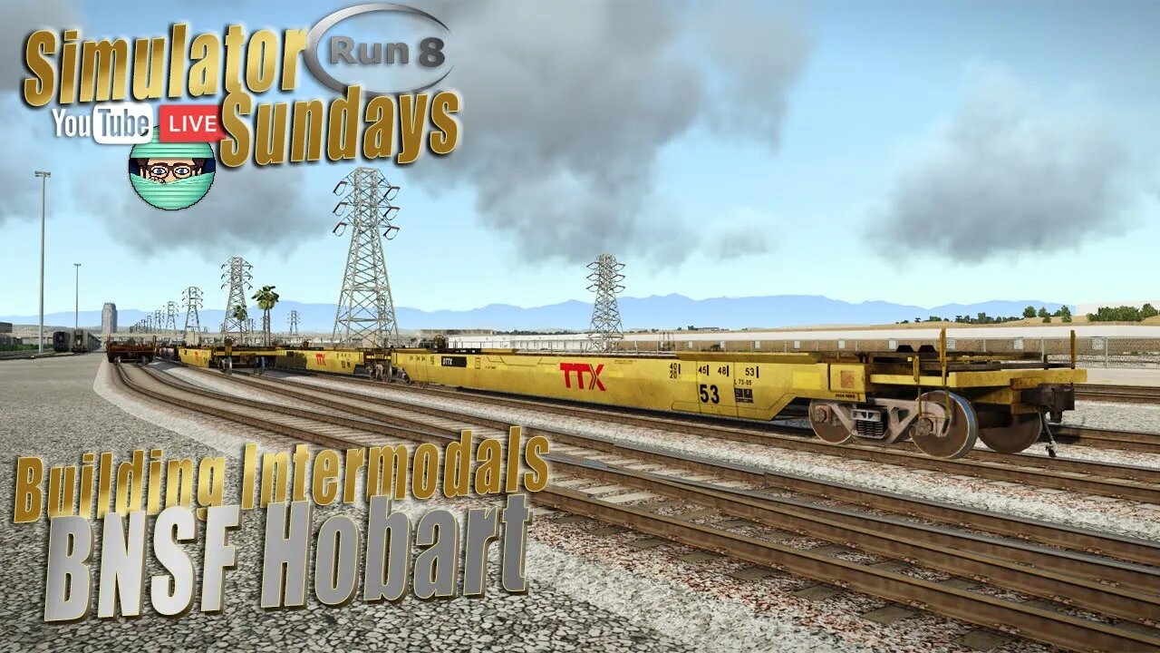 Run 8 Live | BNSF Hobart | Building Intermodals