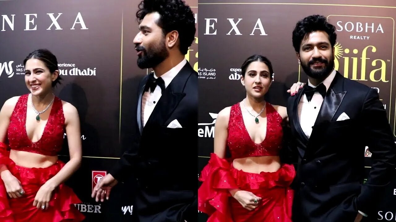 Zara Hatke Zara Bachke Jodi Sara Ali Khan And Vicky Kaushal Together At IIFA Awards 2023 Abu Dhabi