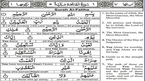 Sheikh Wadie Alyamni :Beautiful & Relaxing Quran Recitation Surah Al-Fatiha for Peace & Tranquility