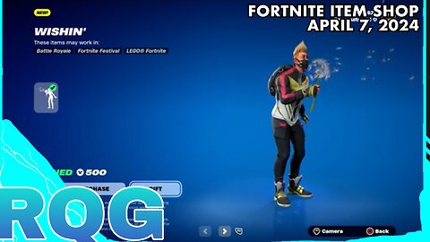 "NEW" WISHIN' EMOTE IS HERE...500 VBUCKS?! FORTNITE ITEM SHOP (April 7, 2024)