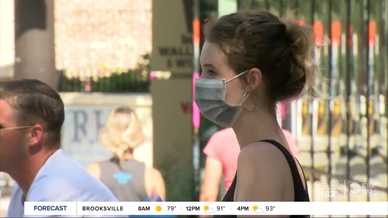 Where are masks mandatory to wear in the Tampa Bay area?