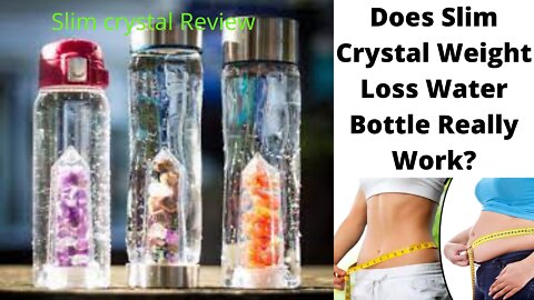 Slim crystal bottles