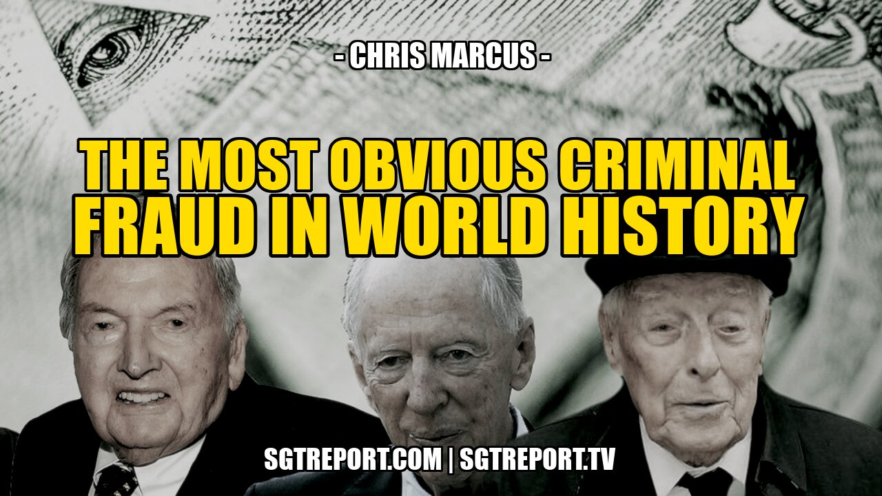 THE MOST OBVIOUS CRIMINAL BANKING FRAUD IN WORLD HISTORY -- CHRIS MARCUS