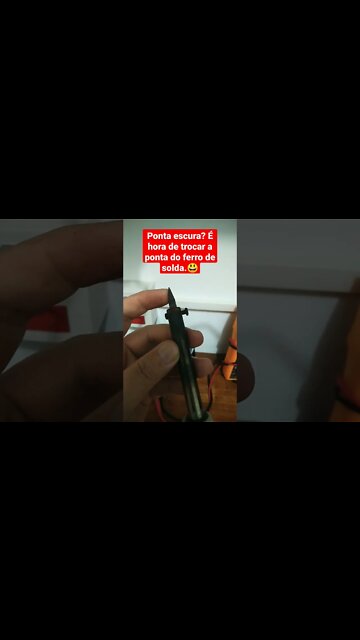 Quando trocar a ponta do ferro de solda. Veja a dica. 🖥️😃