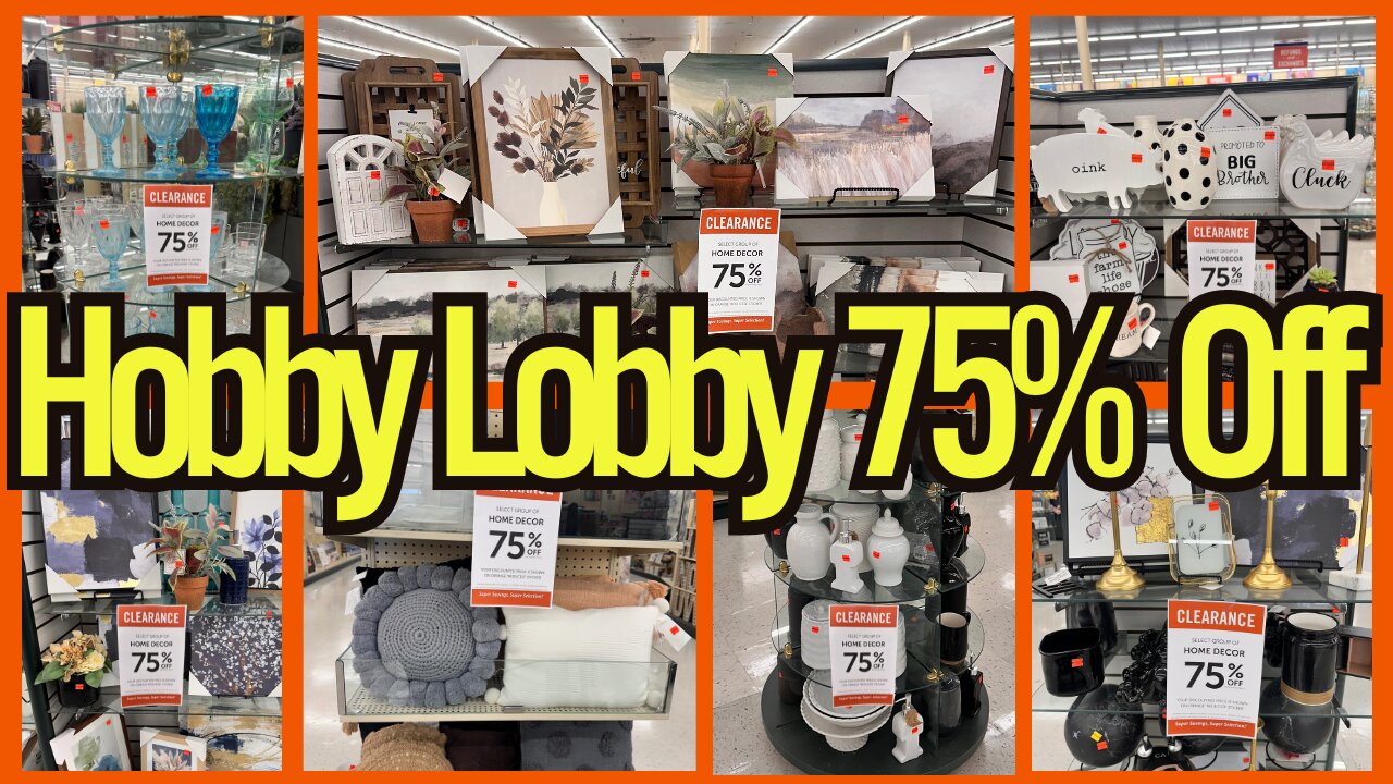 Hobby Lobby 75 Off Clearance🧡🔥Hobby Lobby Shopping🧡🔥Hobby Lobby Clearance Deals | #hobbylobby