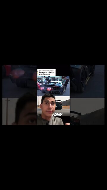 AVENTADOR SVJ EXHAUST *SCREAMING LOUD*