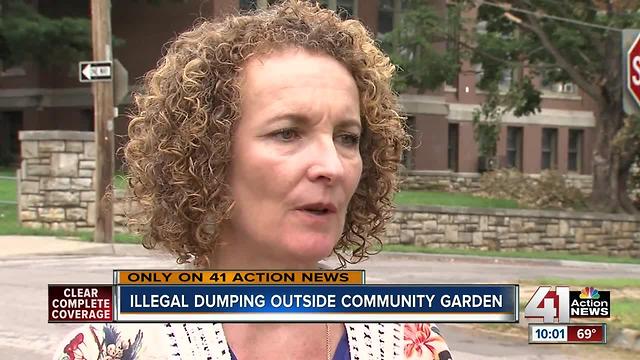 Illegal dumping spoils KC community garden
