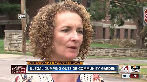 Illegal dumping spoils KC community garden