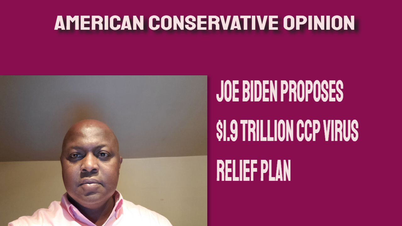 Biden announces $1.9 trillion CCP relief plan