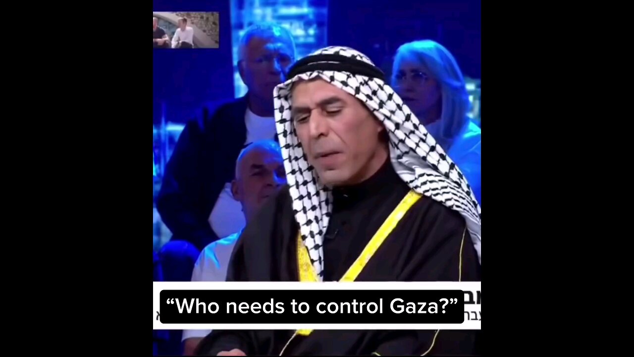 An Israeli-Arab tells the truth! Israel must control Gaza!