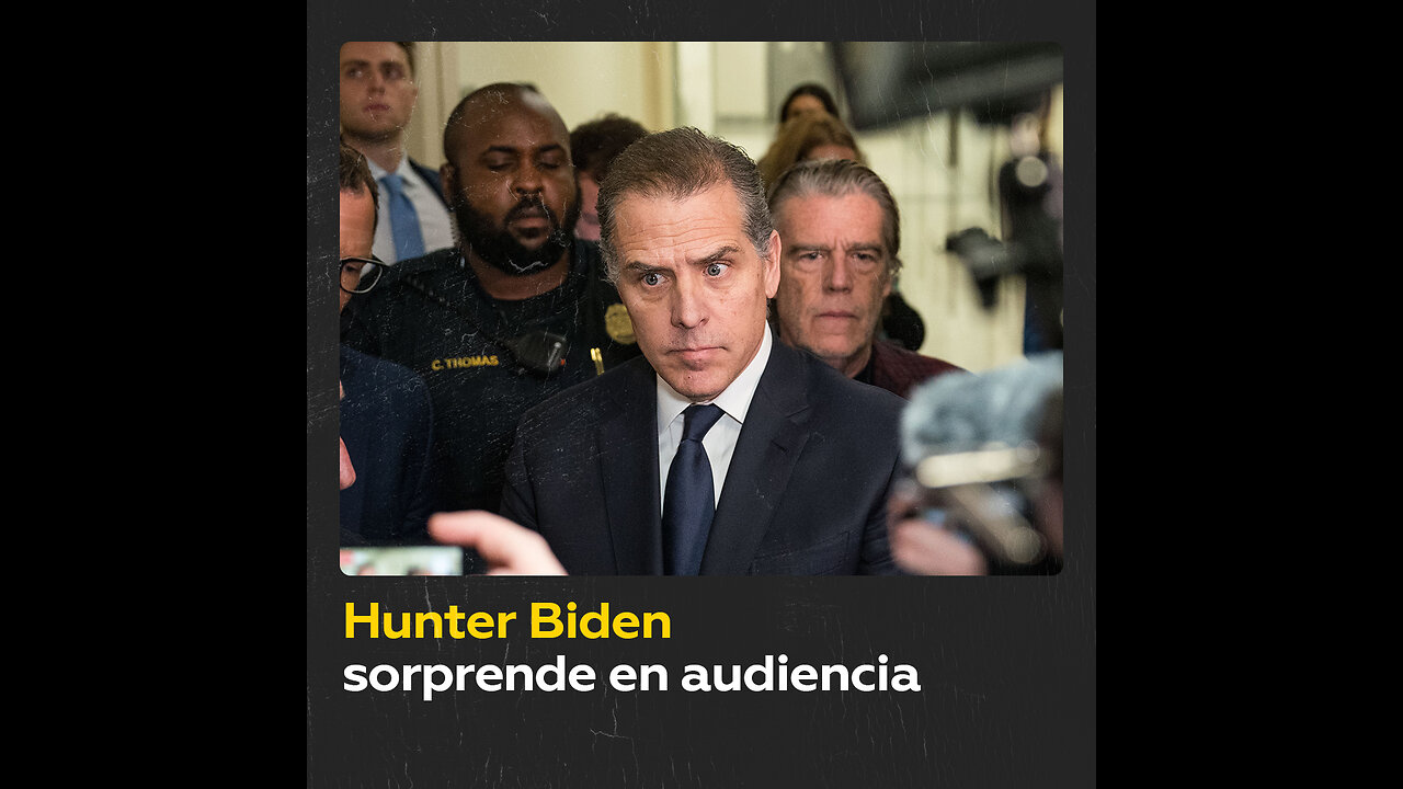 Hunter Biden aparece y se retira sorpresivamente de una audiencia