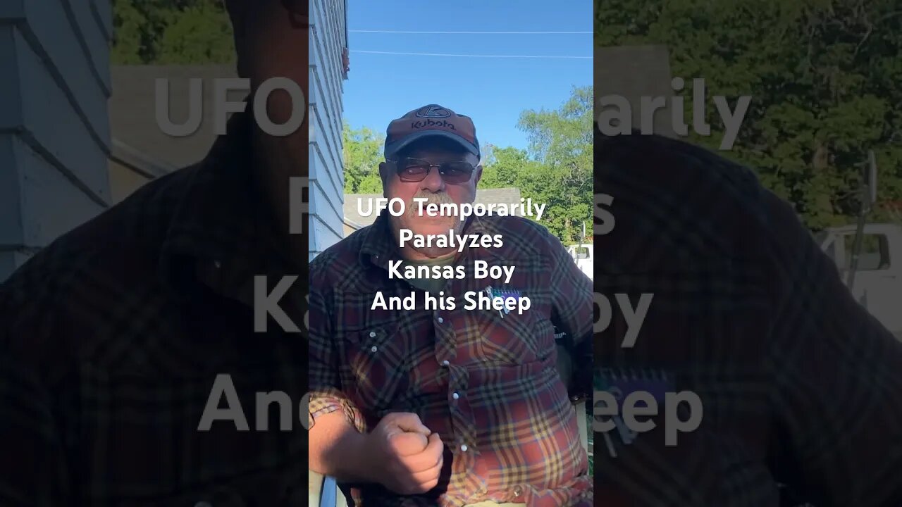 UFO paralyzes Kansas Boy and his sheep. #UFO #uap