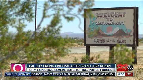 Cal City facing criticism after grand jury report