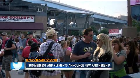 Summerfest and Klements announce new partnership