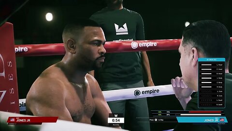 Undisputed Online Ranked Gameplay Roy Jones Jr. vs Roy Jones Jr. 3