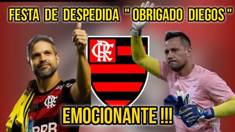 INCRÍVEL! FLAMENGO FAZ LINDA FESTA DE DESPEDIDA PARA DIEGO RIBAS E DIEGO ALVES NO MARACANÃ!