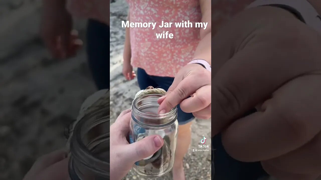 Memory jar with my wife