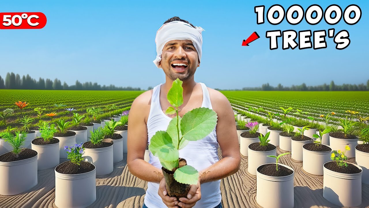 Planting 1 Lakh Trees: Our Mission to Grow a Greener Future (100% Real)