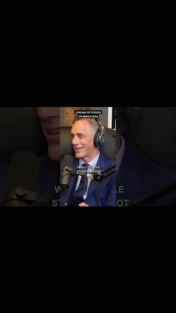Jordan Peterson WEED = LESS CRIME