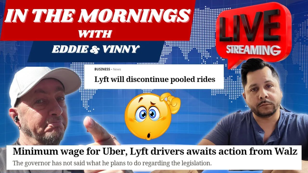 In The Mornings with Eddie and Vinny | Rideshare News for Drivers