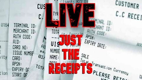 Looking for Your Input | Just The Receipts LIVE