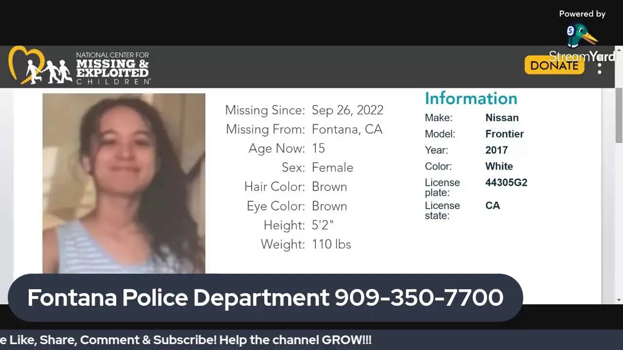 California #AMBERAlert for #SavannahGraziano