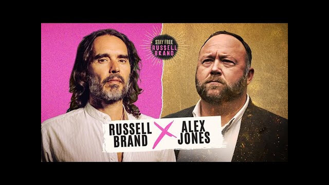 Russel Brand w' Alex Jones on INFOWARS shut down