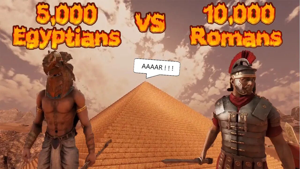 5 000 Egyptians VS 10 000 Romans, "Cleopatra's Yoga" - UEBS Series #1