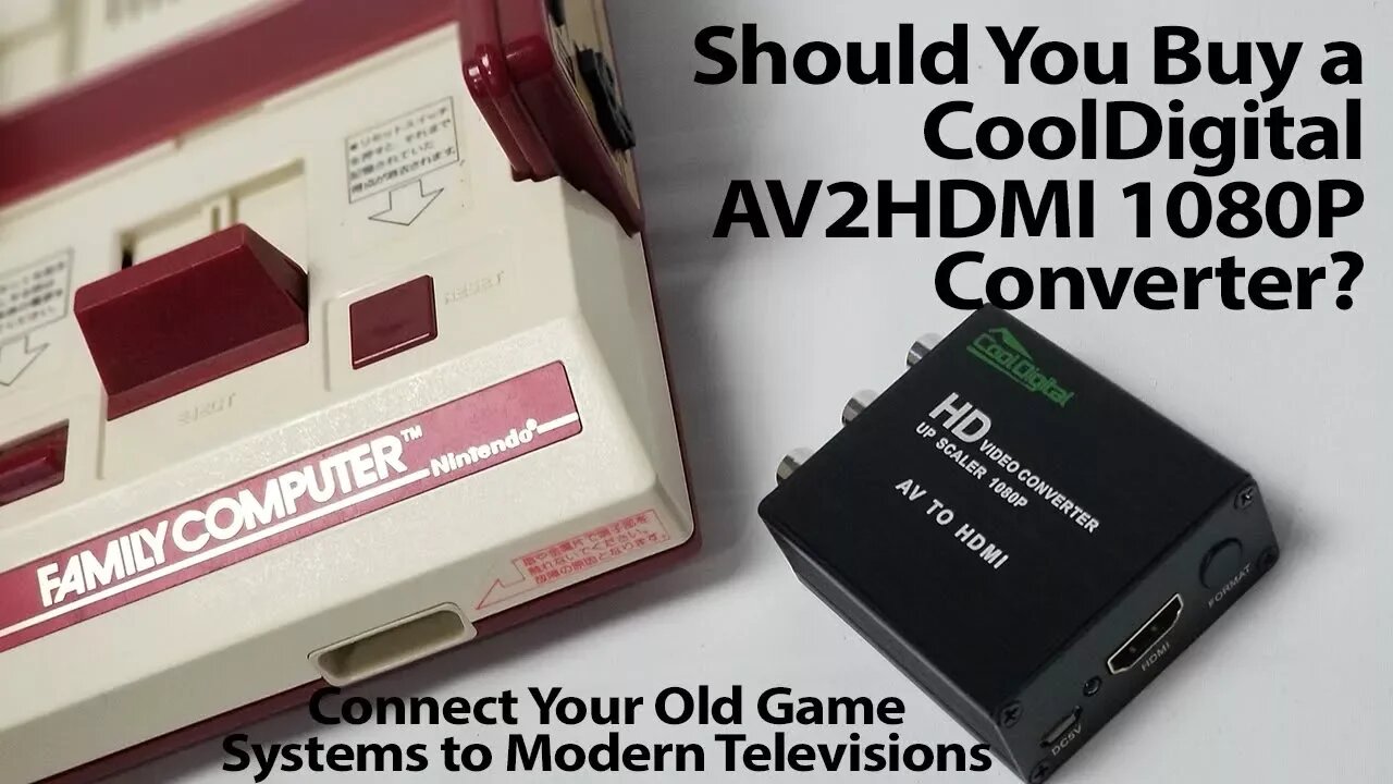 Should You Buy the Cool Digital AV2HDMI Adapter for Retro Video Games