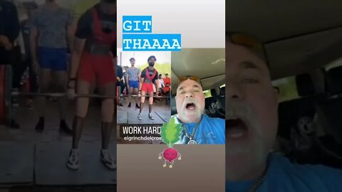 He Was QUAKING in His Boots During This Deadlift 😬 #shorts