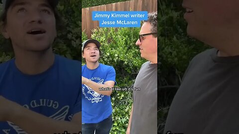 Writers Strike - Meet Jimmy Kimmel Writer Jesse McLaren - Advice from Writer Michael Jamin