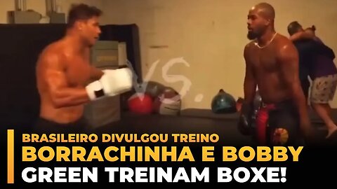 PAULO BORRACHINHA E BOBBY GREEN FAZEM TREINO DESCONTRAIDO!