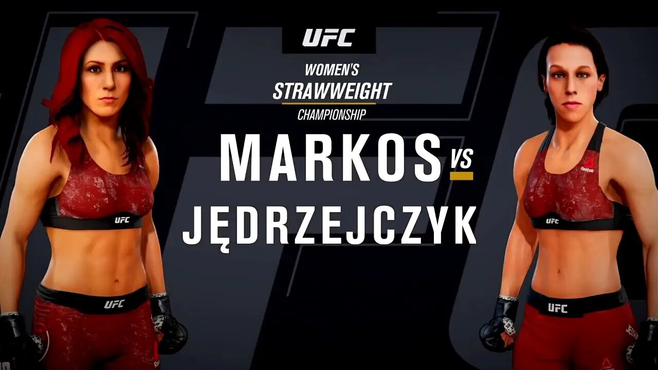 EA Sports UFC 3 Gameplay Joanna Jędrzejczyk vs Randa Markos