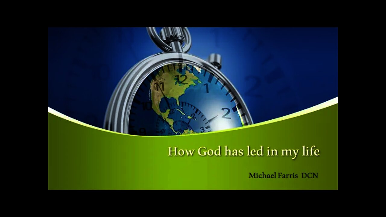 Michael Farris : How God has led in my life