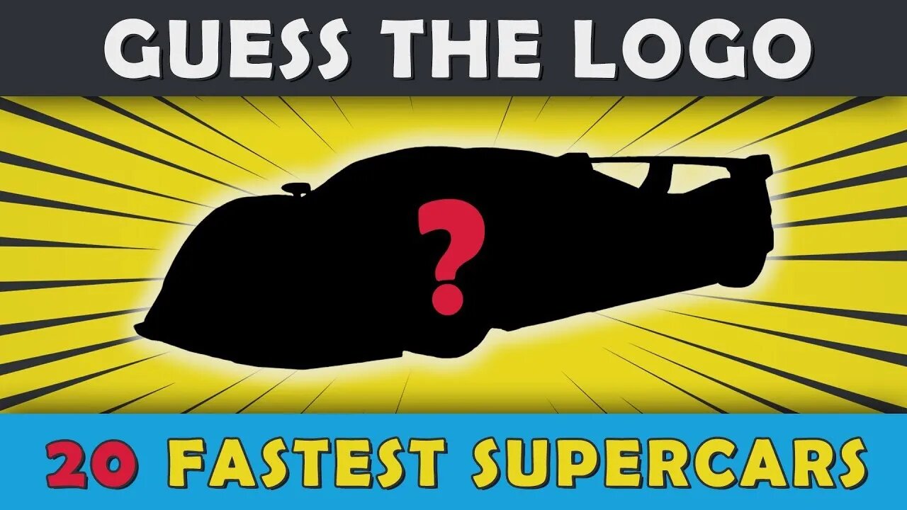 Guess The Car LOGO | TOP 20 fastest supercars