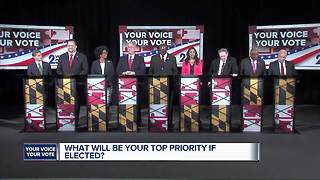 WMAR Debate: What will be your top priority if elected?