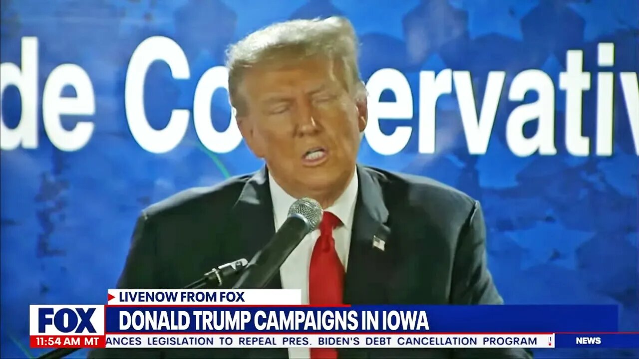 Could Trump's Iowa speeches have gone ANY WORSE?
