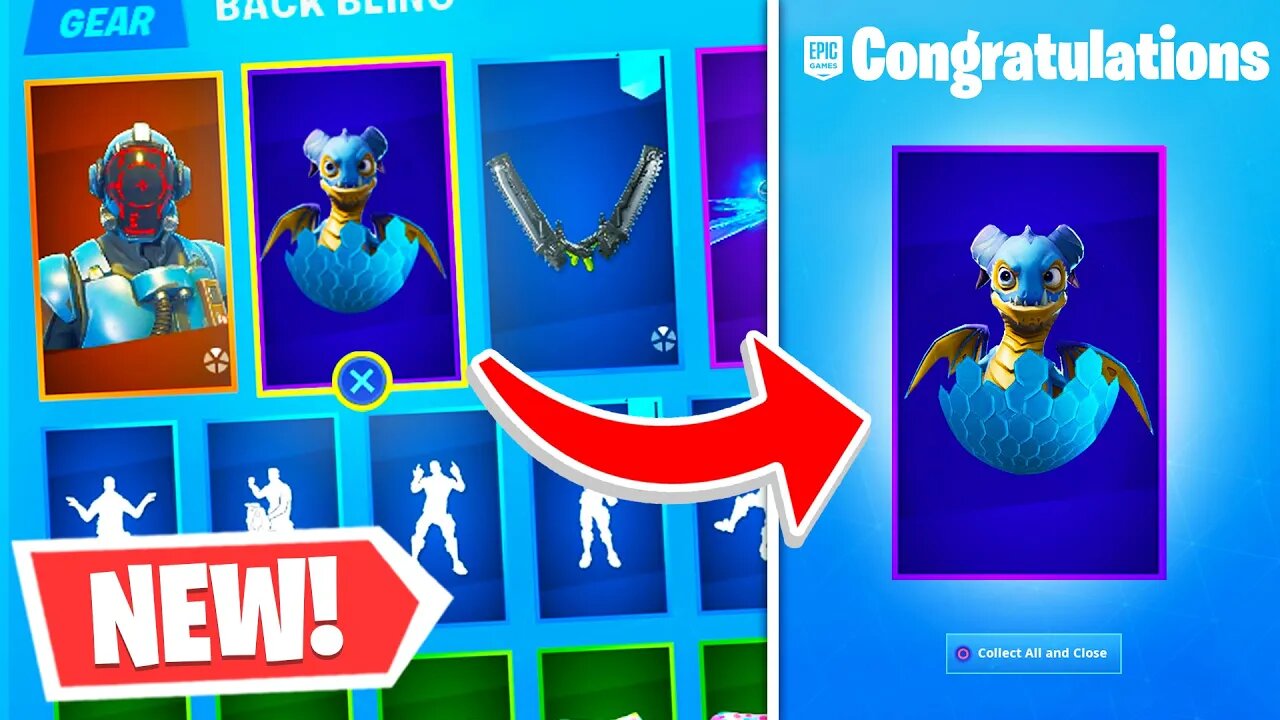 The New Free Back Bling In Fortnite!.. (Free Rewards!)