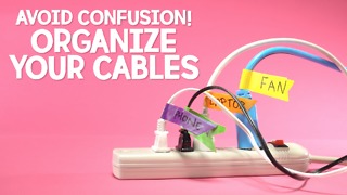 Avoid confusion! Organize your cables