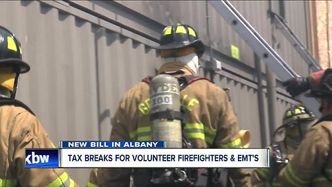 State bill would give volunteer firefighters and EMT's tax break