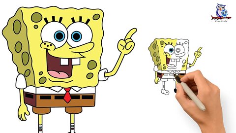 How to Draw SpongeBob SquarePants - Art Tutorial