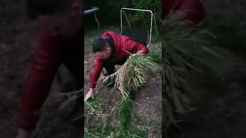 making a grass rope - Steven Kelly