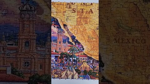 60,000 piece What a Wonderful World Jigsaw Puzzle Day 42! #shorts #puzzles #jigsawpuzzles #puzzle