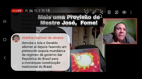 Ao vivo: Tarólogo lulista vê aumento da fome no Brasil