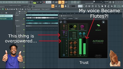 Making my voice into an atmospheric flute?!-FL Studio Tutorial-How to make melodies from scratch
